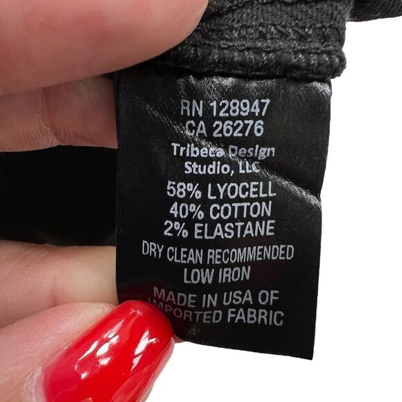 Nili Lotan Arliss Cargo Pant Zippered Cuffs Black Size 4 - Picture 6 of 11